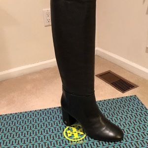 Tory Burch Black Slouchy Boots